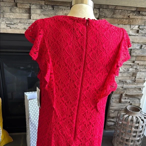 Julia Jordan Red Ruffled Mini Dress - Picture 8 of 14